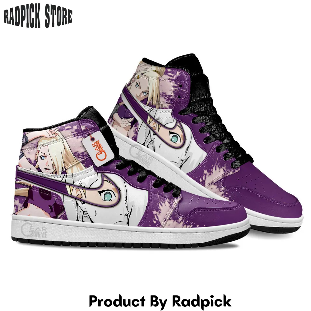 Ino yamanaka air jordan high top sneakers anime  rp0250722